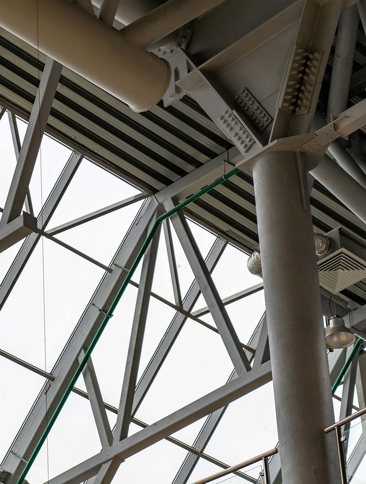 Structural steel trusses