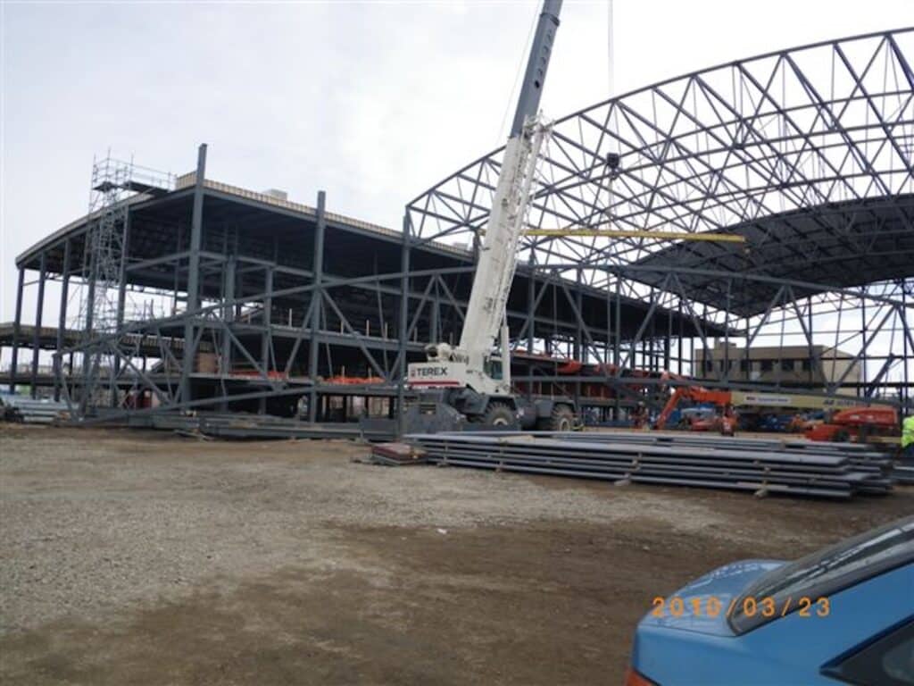 Image showcasing the work completed for the Moose Jaw Multiplex project