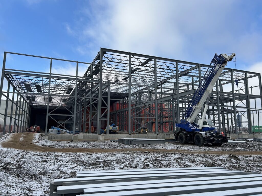 Image showcasing the work completed for the PTI Transformers Addition project