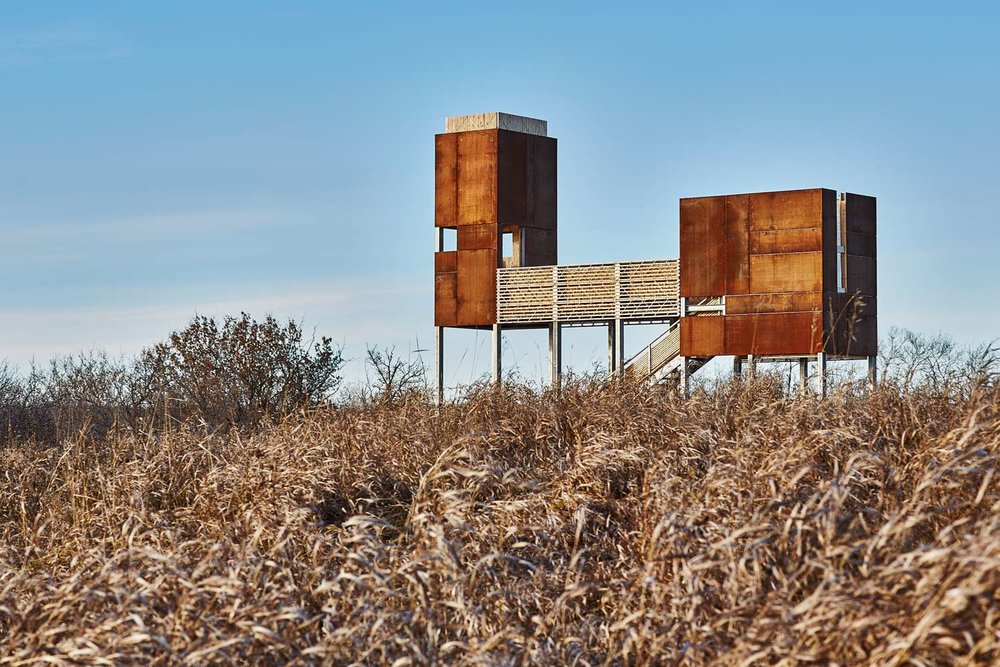 Image showcasing the work completed for the Batoche Viewing Platforms project